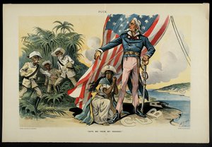 ¡Sálvame de mis amigos!, 1898 de Louis Dalrymple